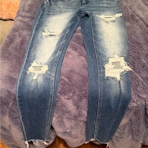 KanCan Ripped Denim Skinny Jeans